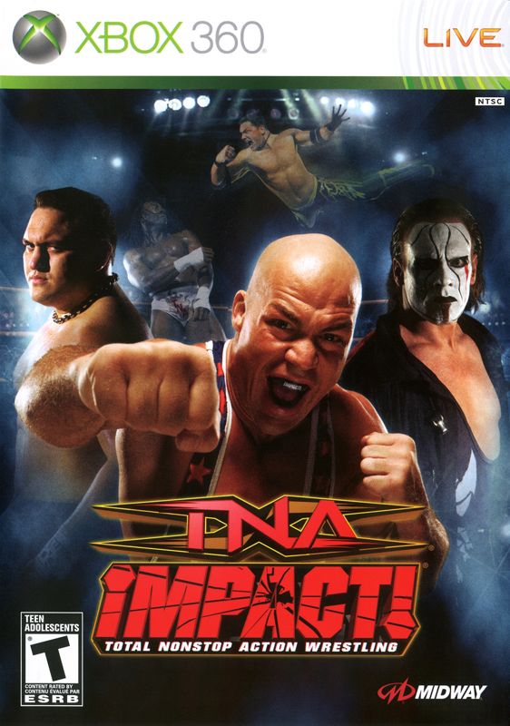 TNA Impact box art for Xbox 360